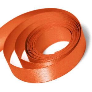 Autumn Orange Satin Ribbon 1