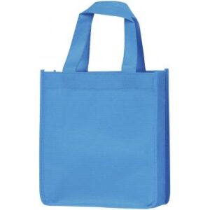 Bright Blue Mini PPL Tote Reusable Bag 1