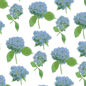 Hydrangeas Wrapture Printed Tissue 1