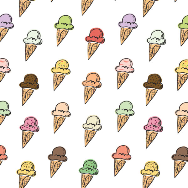 Ice Cream Wrapture Printed Tissue 1