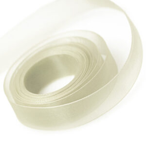 Ivory Chiffon Ribbon 1