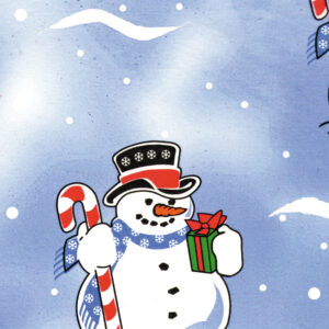 Jolly Snowman Wrapture Printed Tissue 1