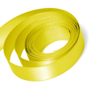 Lemon Satin Ribbon 1