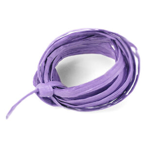 Lilac Paper Raffia Ribbon 1