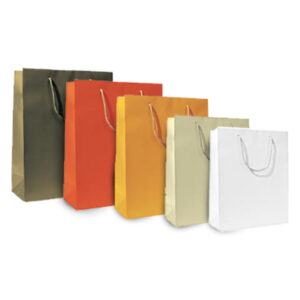 Luxury Royal Pearlised Rope Handle Carrier Bags