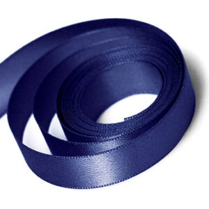 Navy Blue Satin Ribbon 1