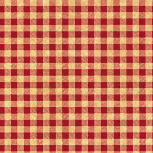 Red & Kraft Gingham Wrapture Printed Tissue 1