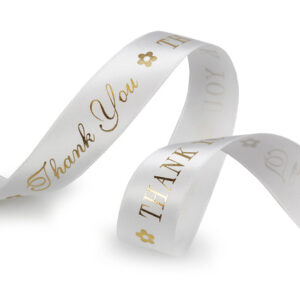 'Thank You' Printed Ribbon 1