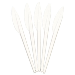 White Plastic Knives Sale 1