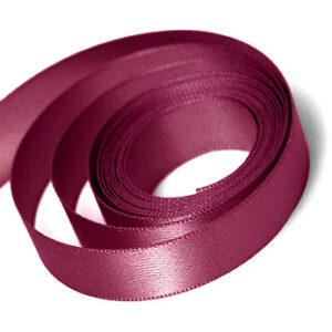 Wine Satin Ribbon