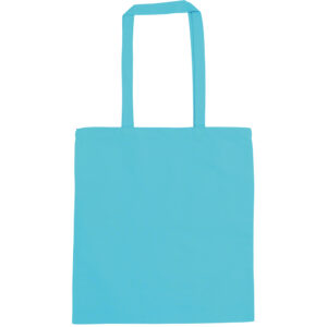 Aqua Cotton Tote Reusable Carrier Bag 1