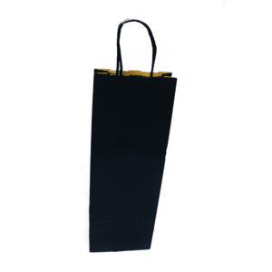 Black Wine Bottle Bags 1