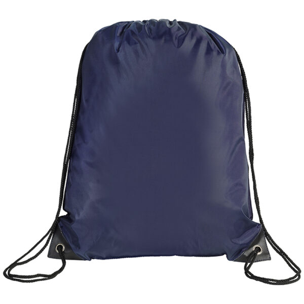 New Navy Drawstring Polyester Reusable Carrier Bag 1