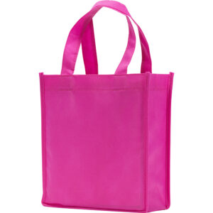 Pink Mini Nonwoven Polypropylene Tote Reusable Carrier Bag 1