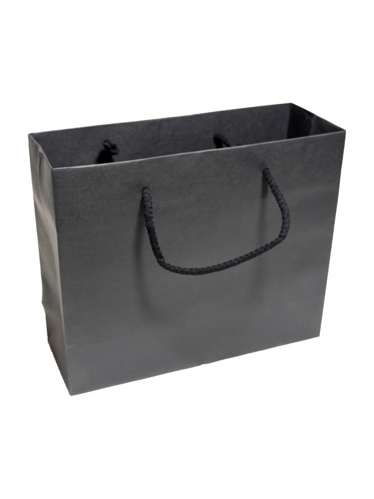 Blue Black Designer Embossed Lines Bag